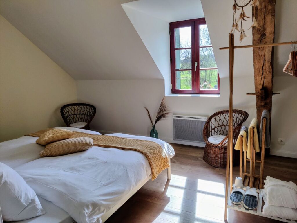Berry kamer B&B Chambres d'hotes Creuse Indre kleinschalig